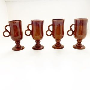 Hand Painted Double Loop Mugs